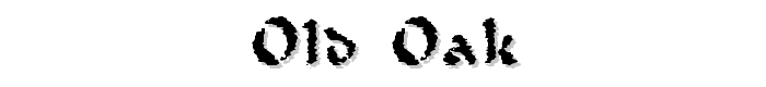 Old Oak font